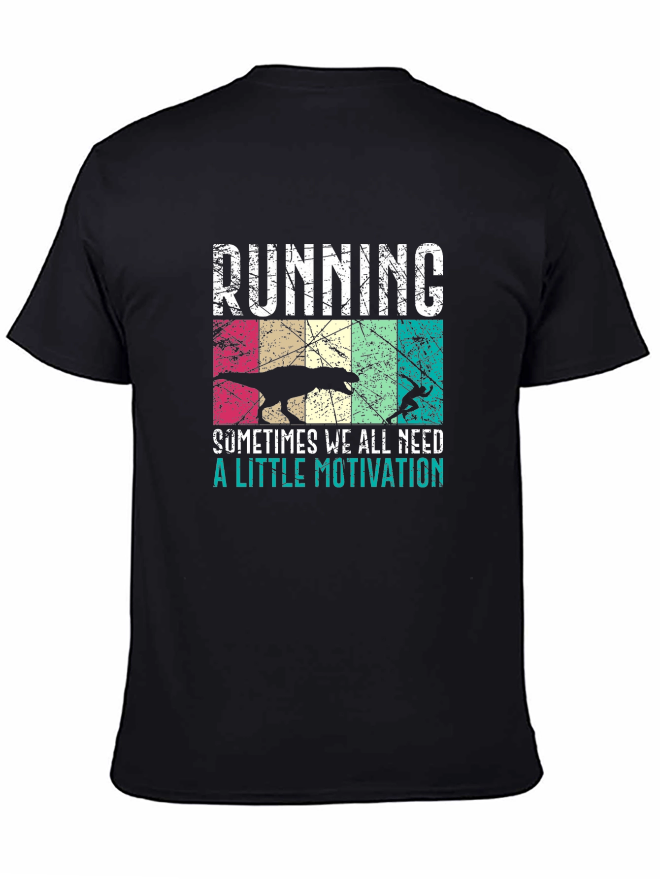 Running Dinosaur Motivation T-Shirt
