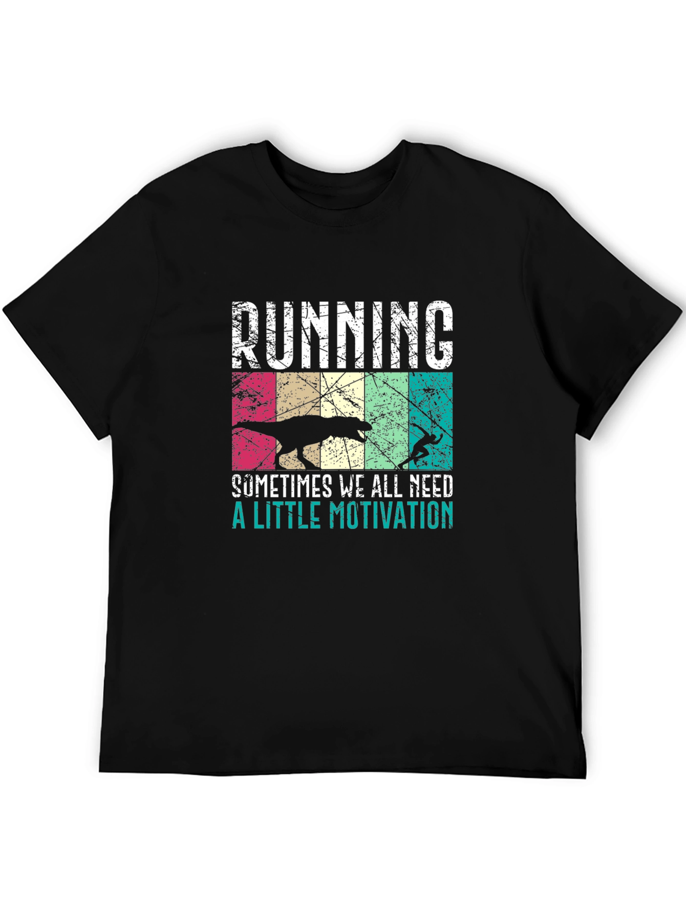 Running Dinosaur Motivation T-Shirt