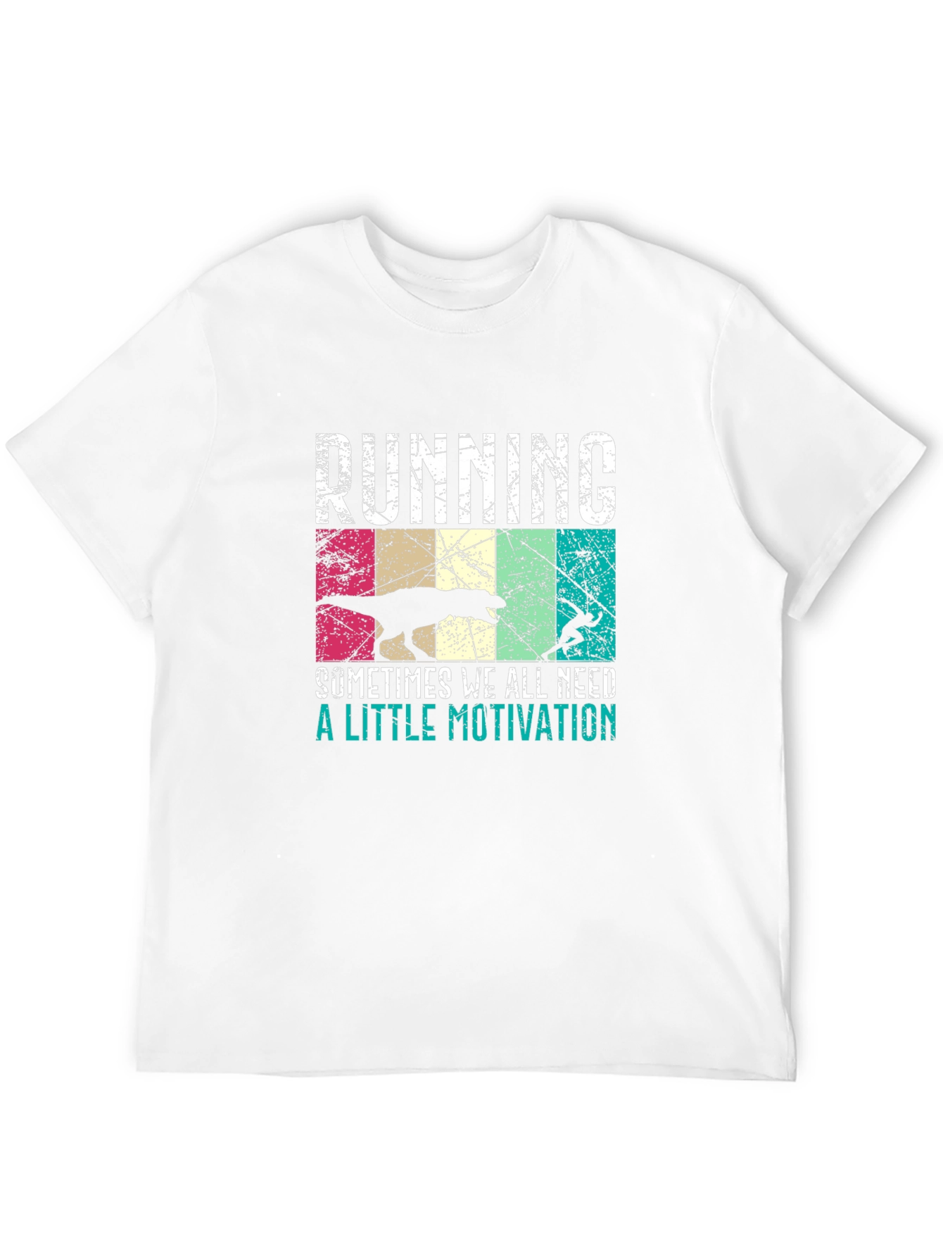 Running Dinosaur Motivation T-Shirt