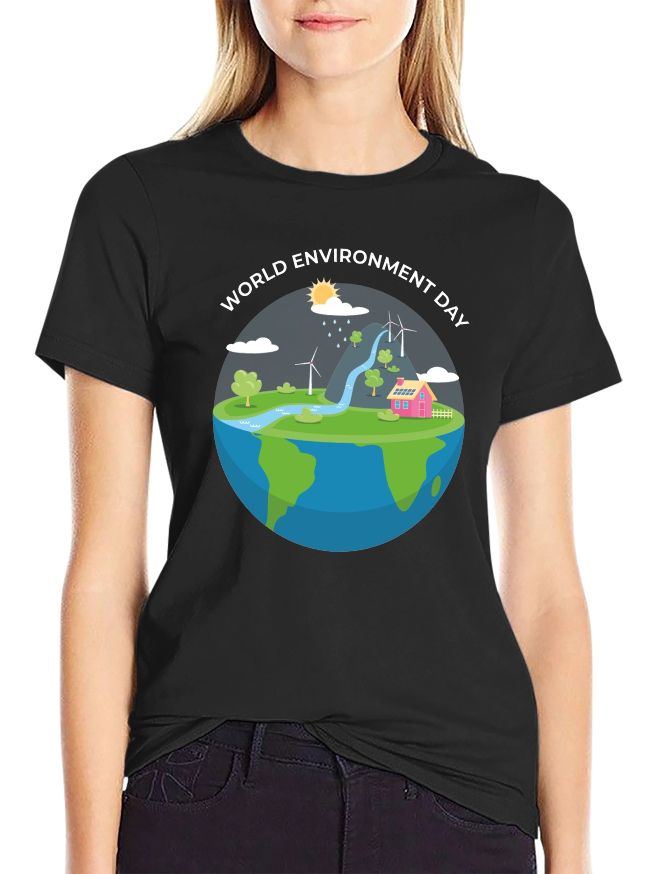 World Environment Day Graphic T-Shirt - Earth-Friendly Style