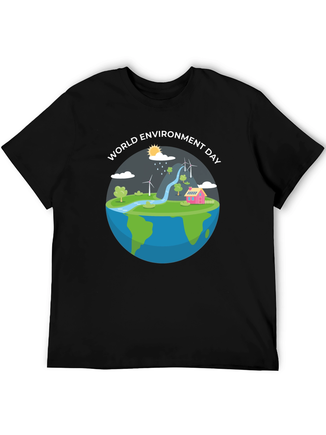 World Environment Day Graphic T-Shirt - Earth-Friendly Style