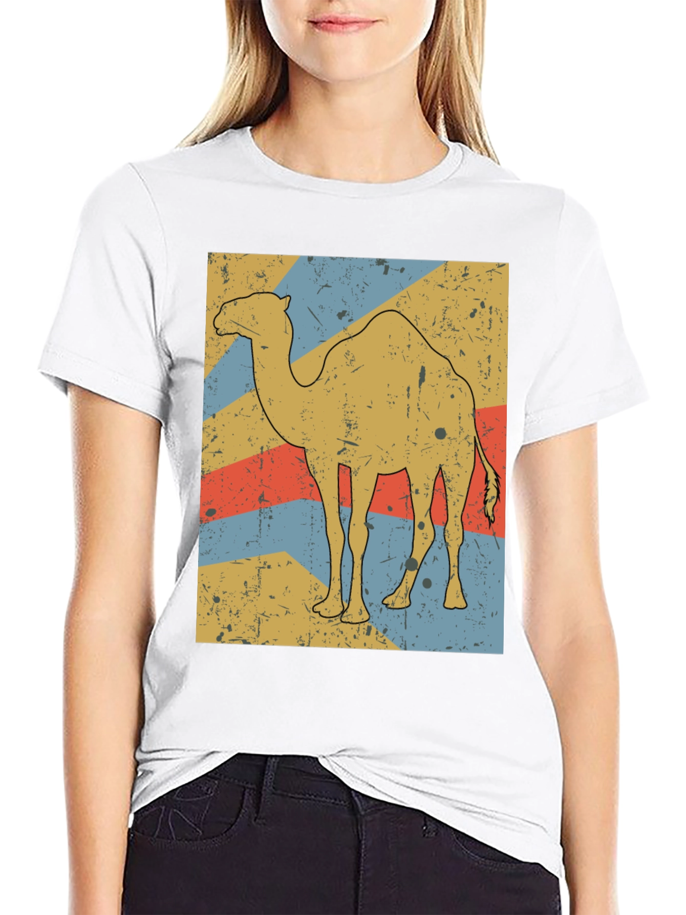 Retro Camel Graphic T-Shirt