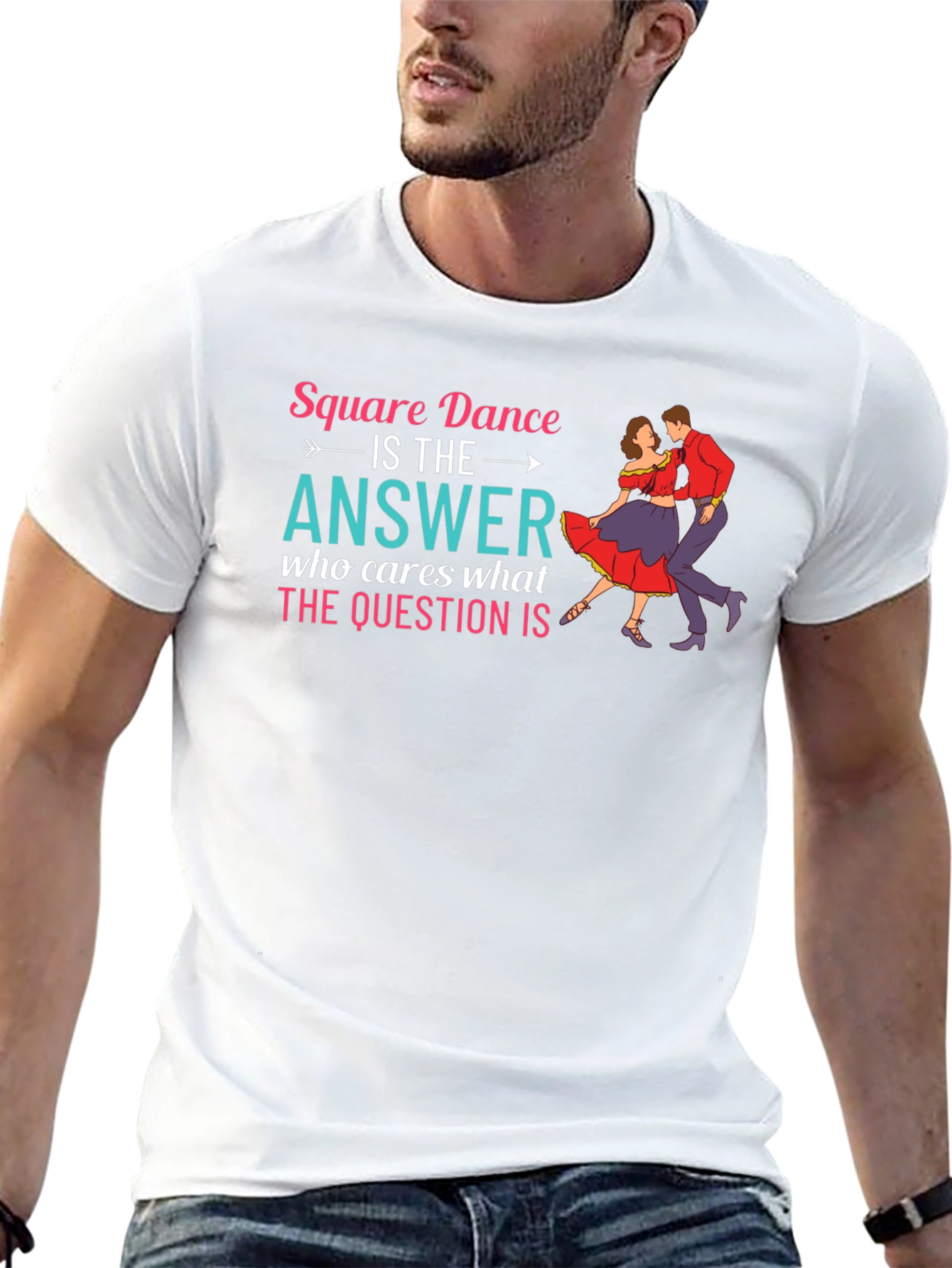 Square Dance is the Answer Graphic Tee