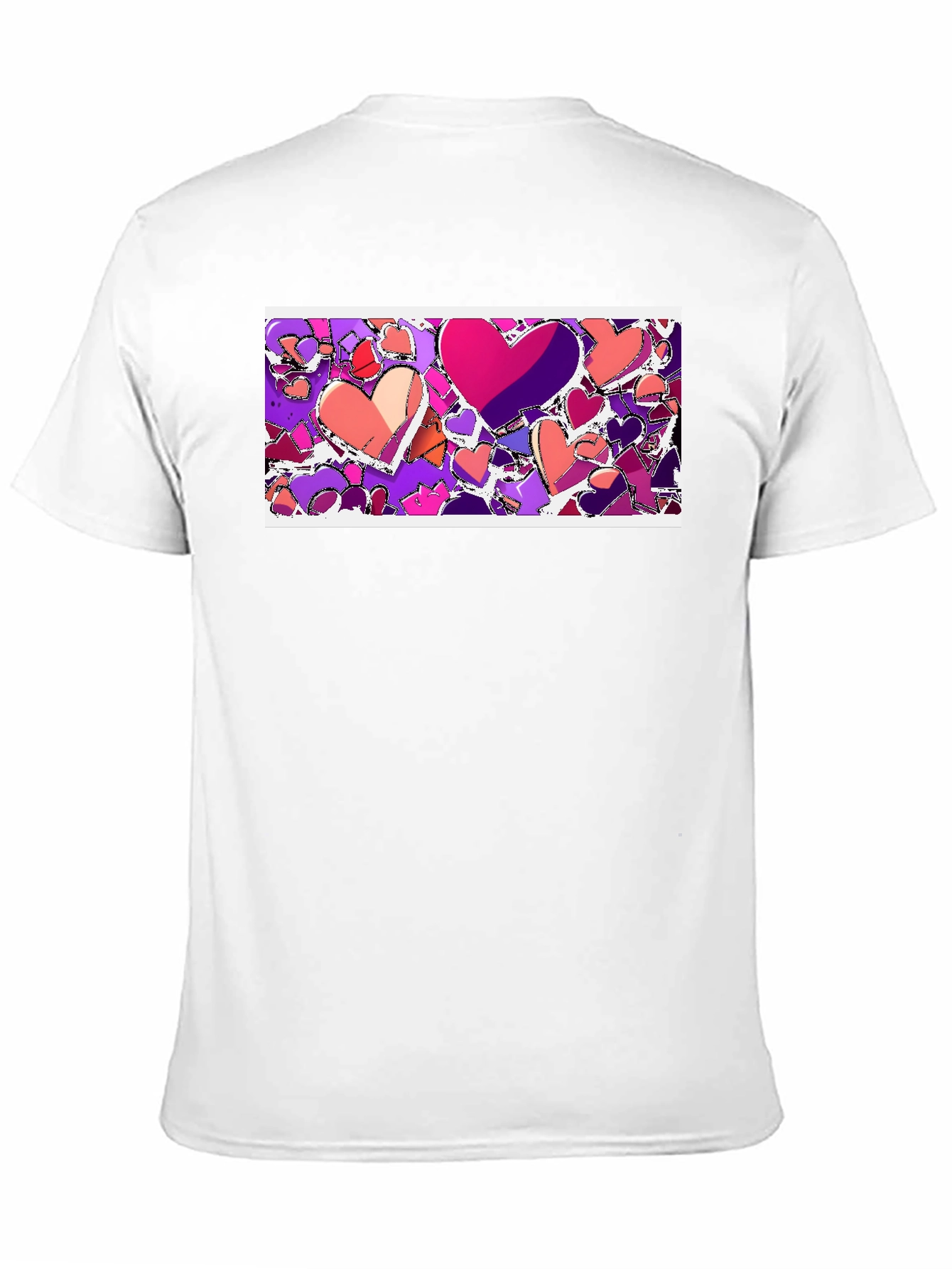 Heart Art Black T-Shirt