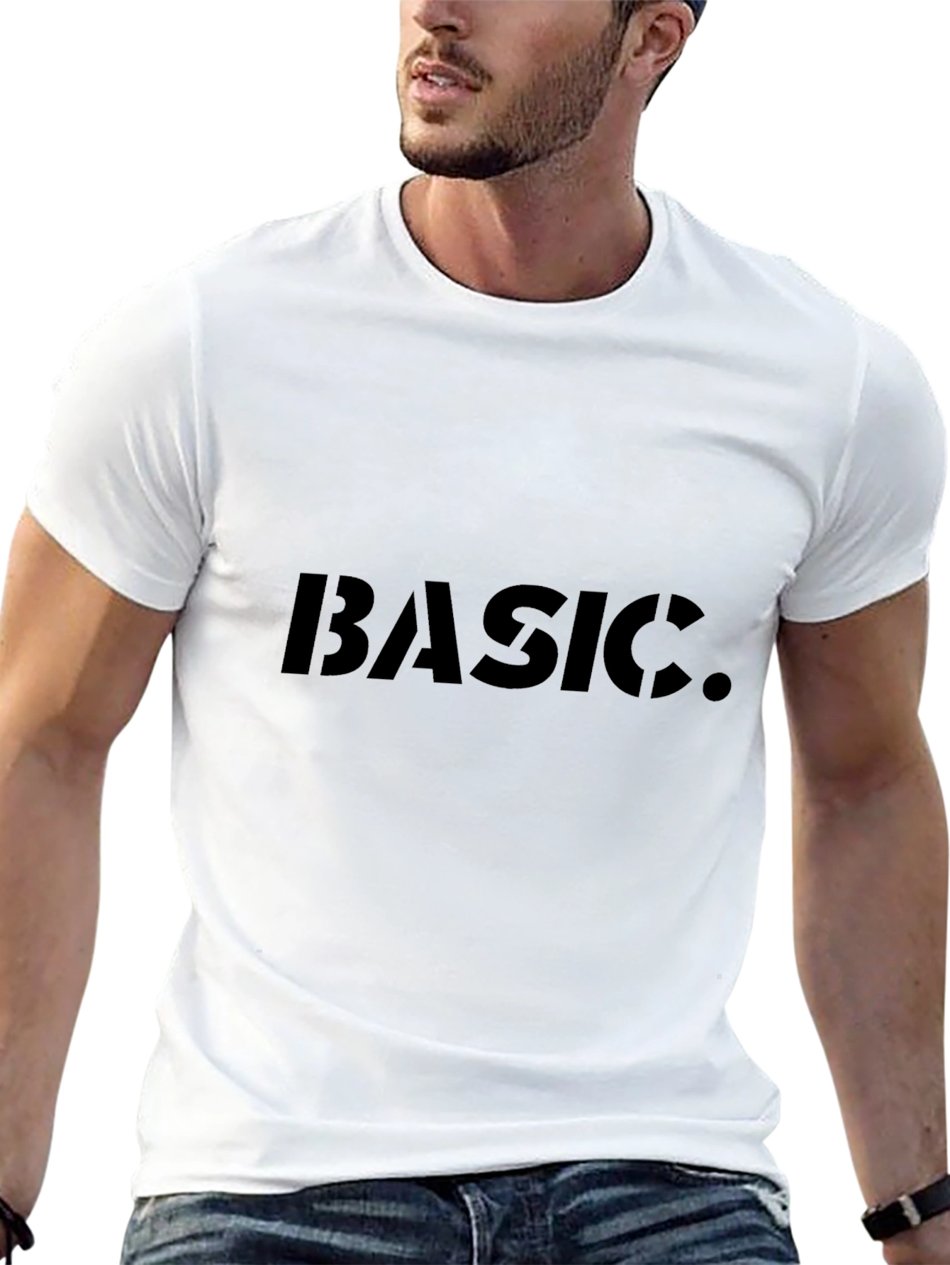 Basic Stencil Tee - Classic Comfort