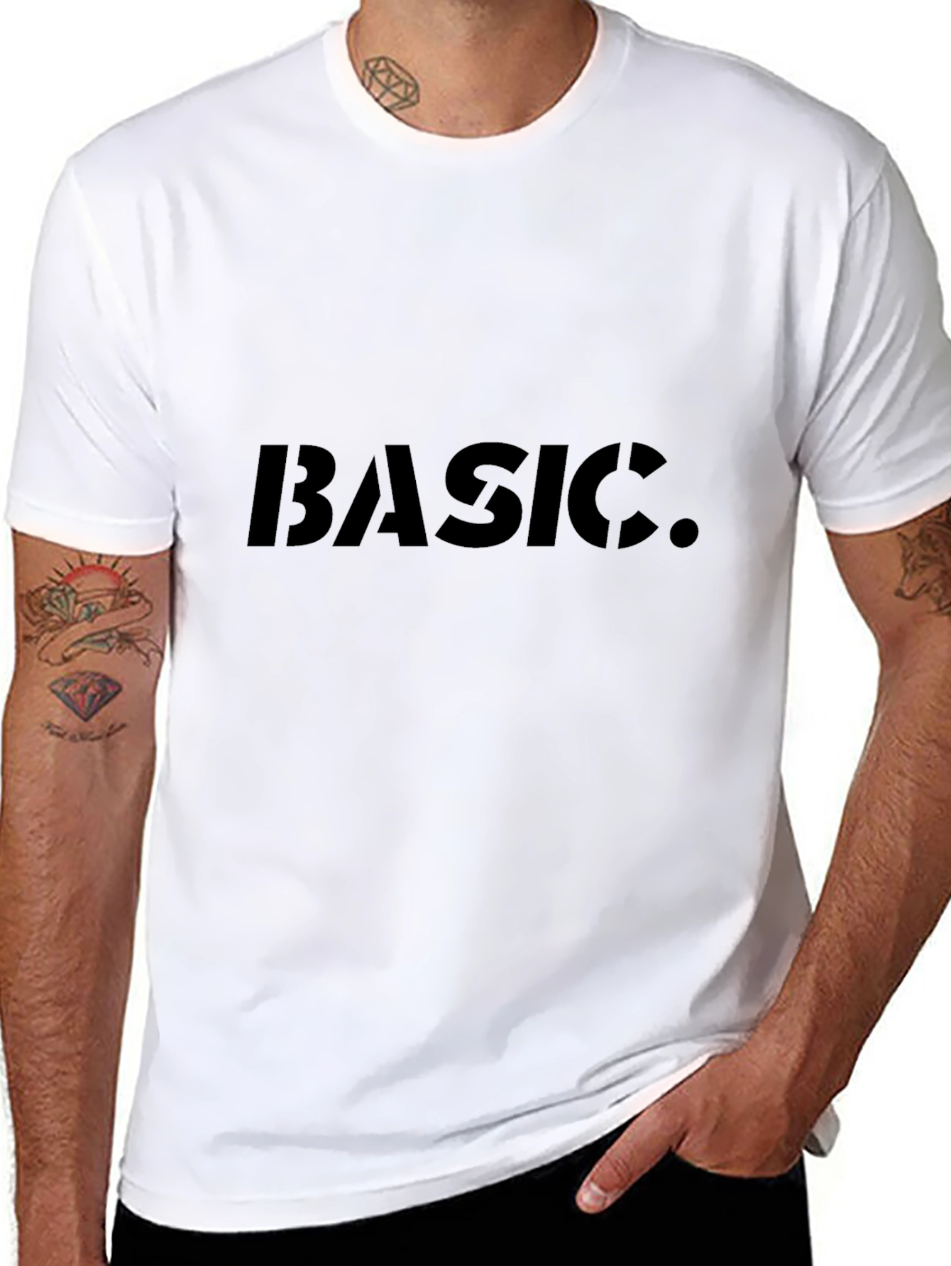 Basic Stencil Tee - Classic Comfort