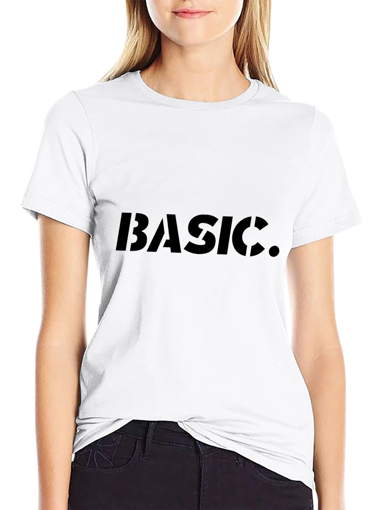 Basic Stencil Tee - Classic Comfort