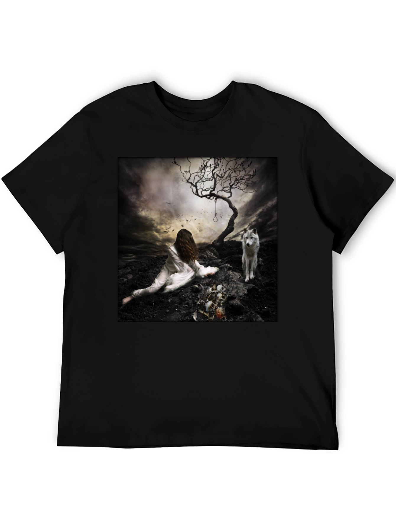 Dark Fantasy Graphic Print Tee