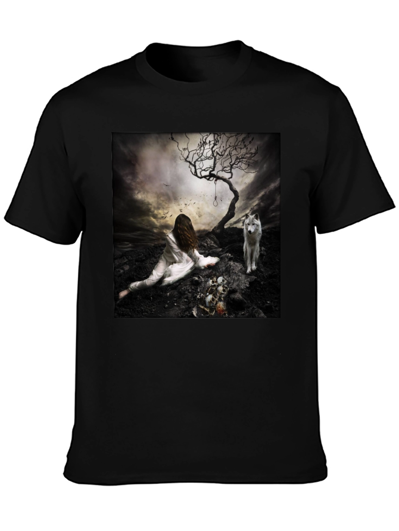 Dark Fantasy Graphic Print Tee