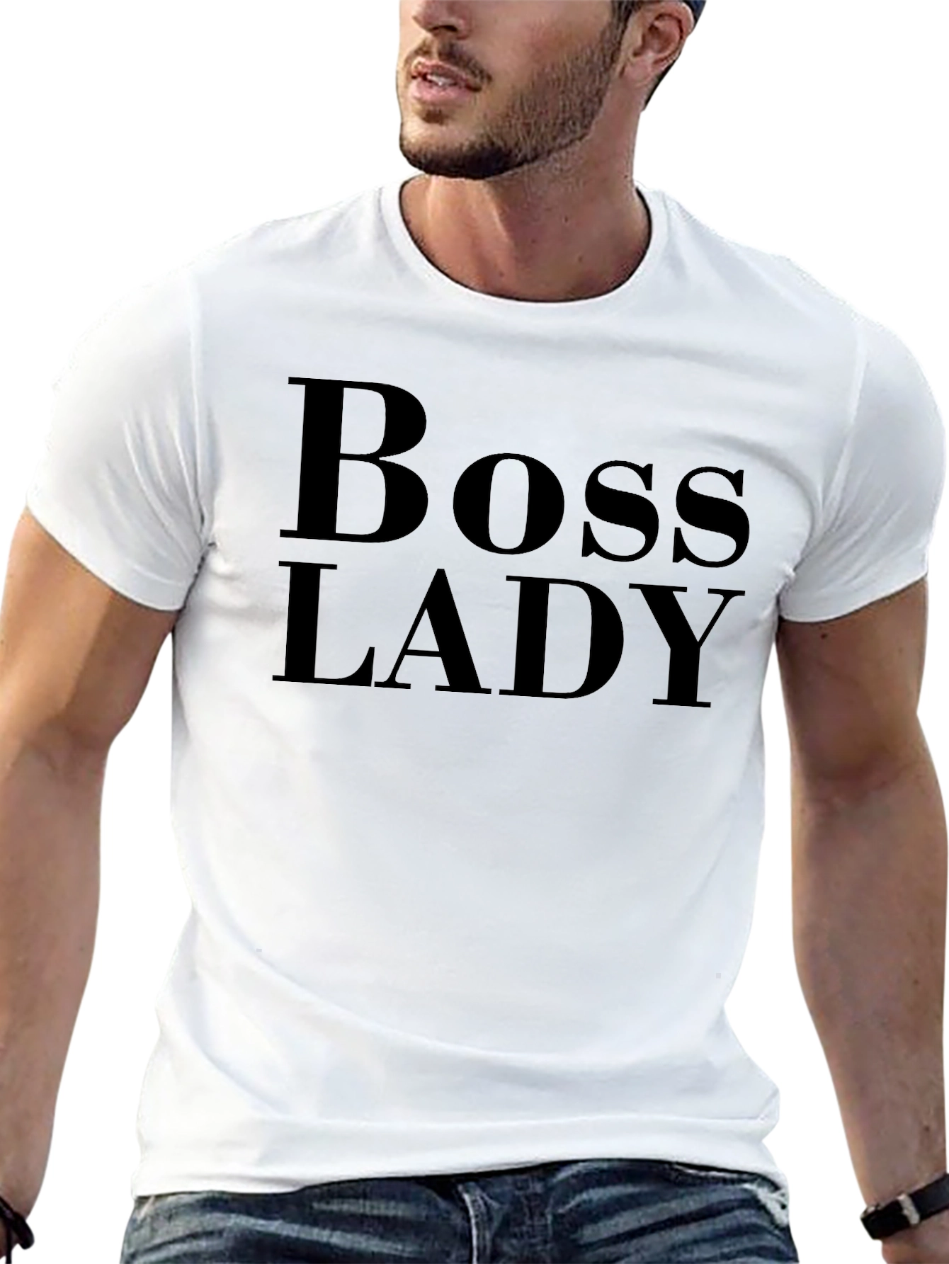 Boss Lady Black T-Shirt - Empowering Womens Fashion