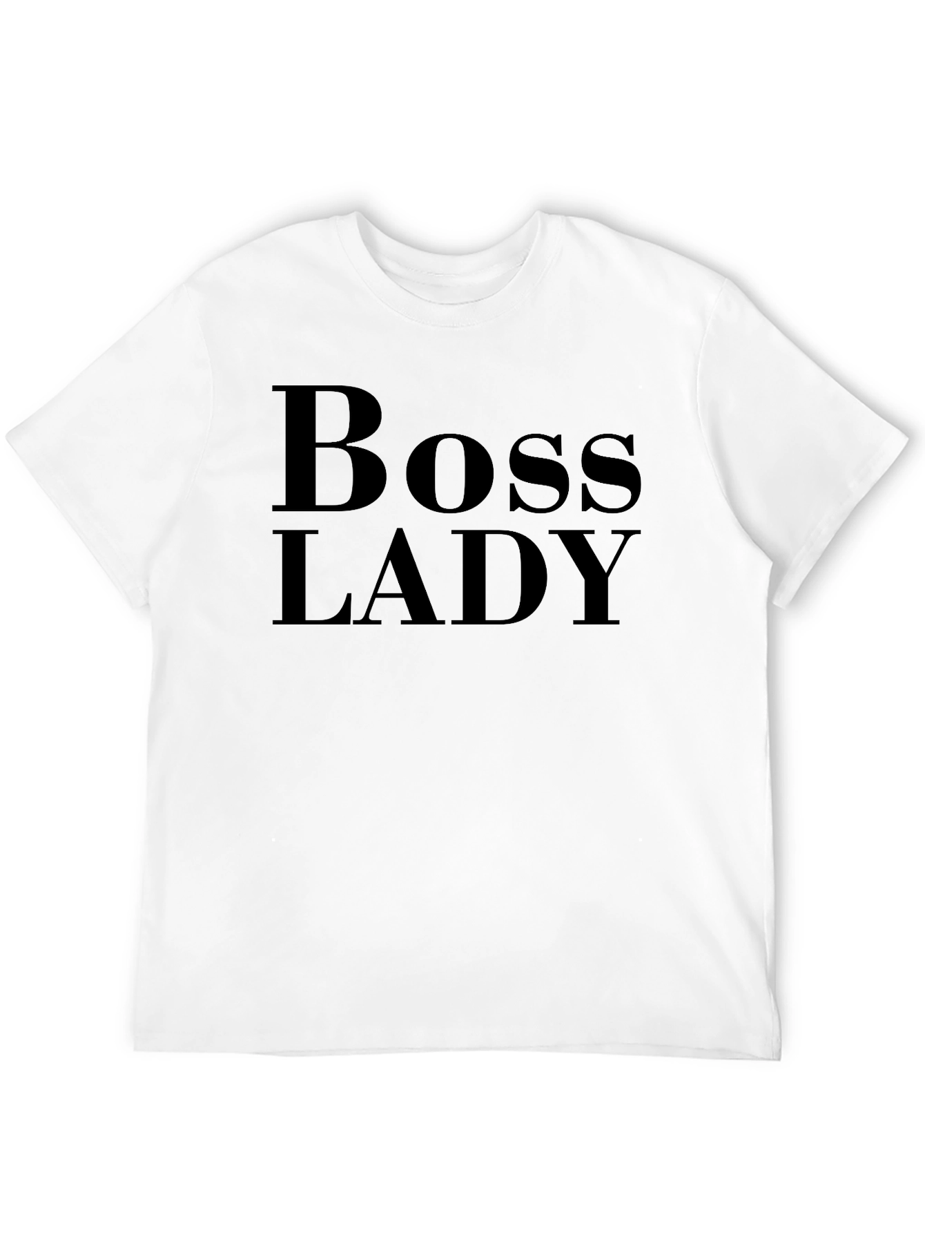 Boss Lady Black T-Shirt - Empowering Womens Fashion