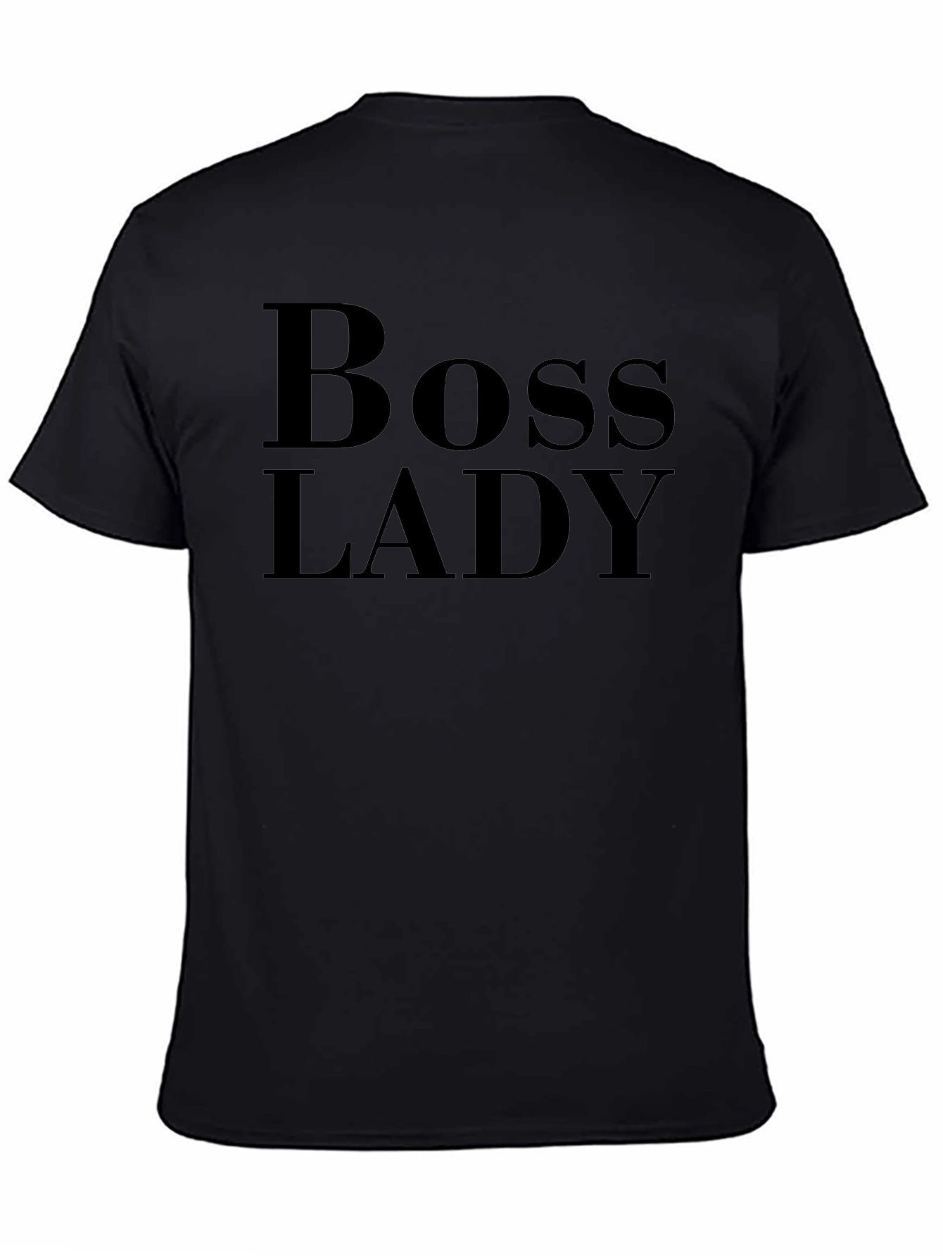 Boss Lady Black T-Shirt - Empowering Womens Fashion