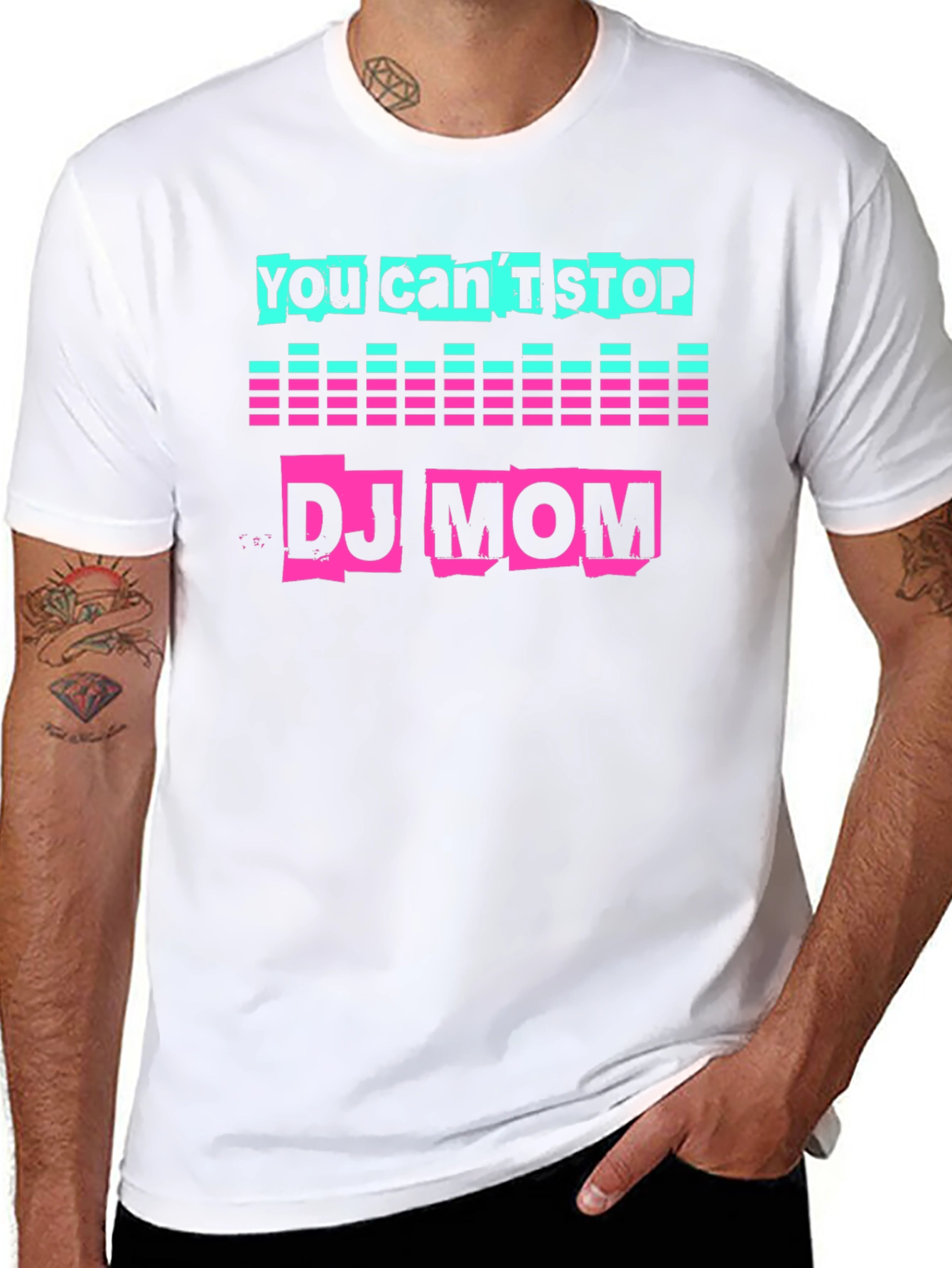 DJ Mom T-Shirt - Funky Music Lover Tee