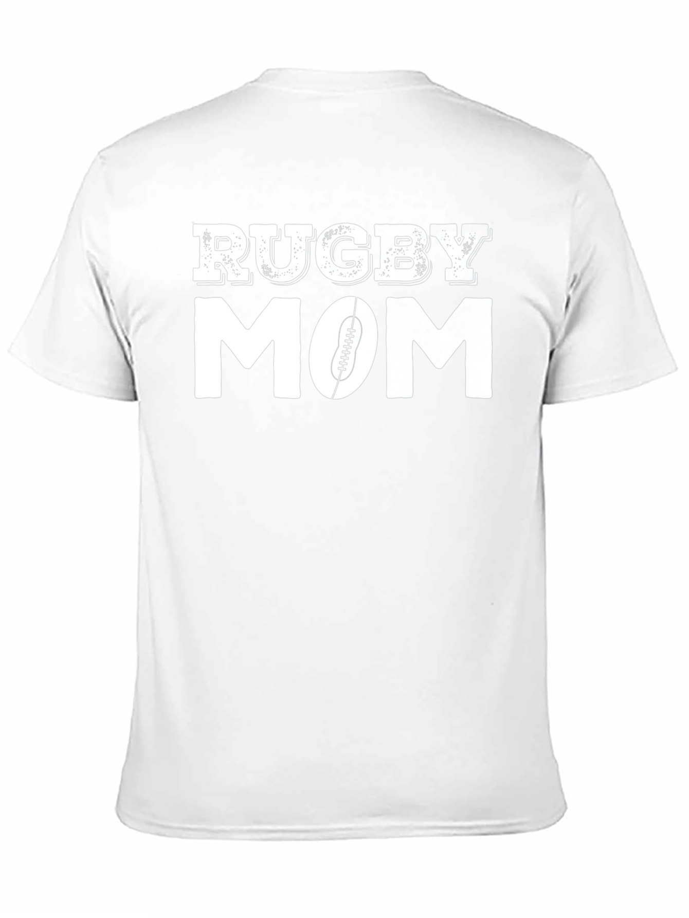Rugby Mom T-Shirt - Black Graphic Tee