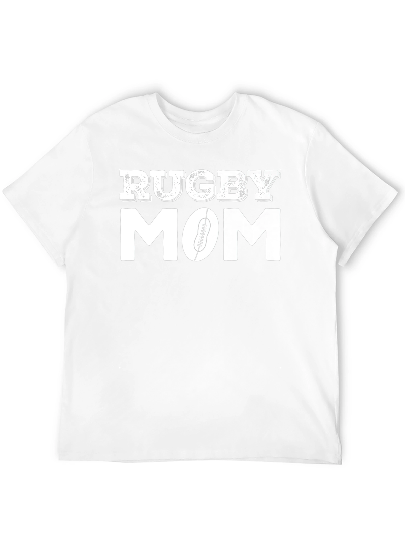 Rugby Mom T-Shirt - Black Graphic Tee