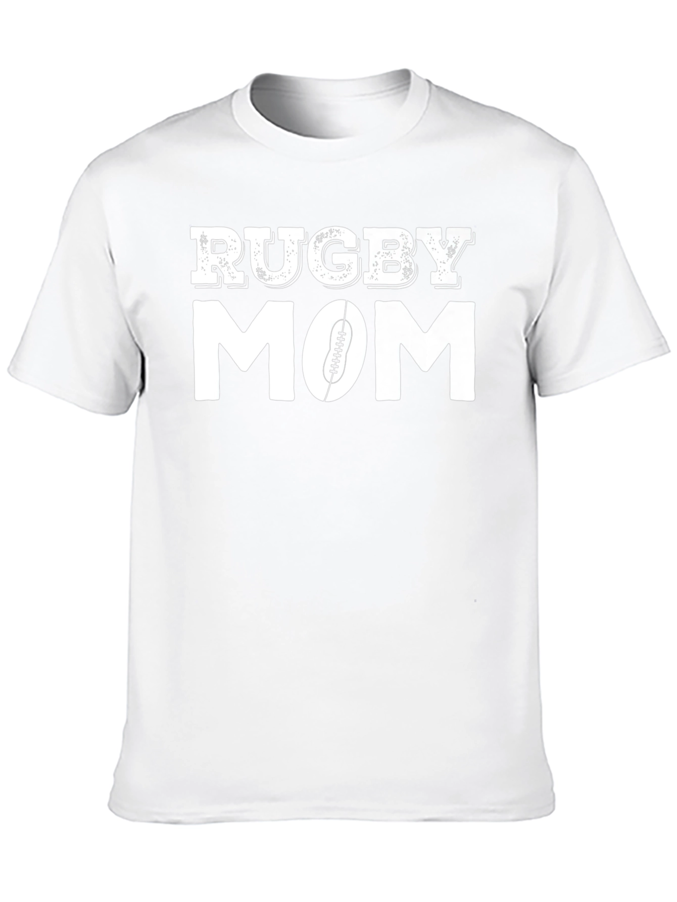 Rugby Mom T-Shirt - Black Graphic Tee