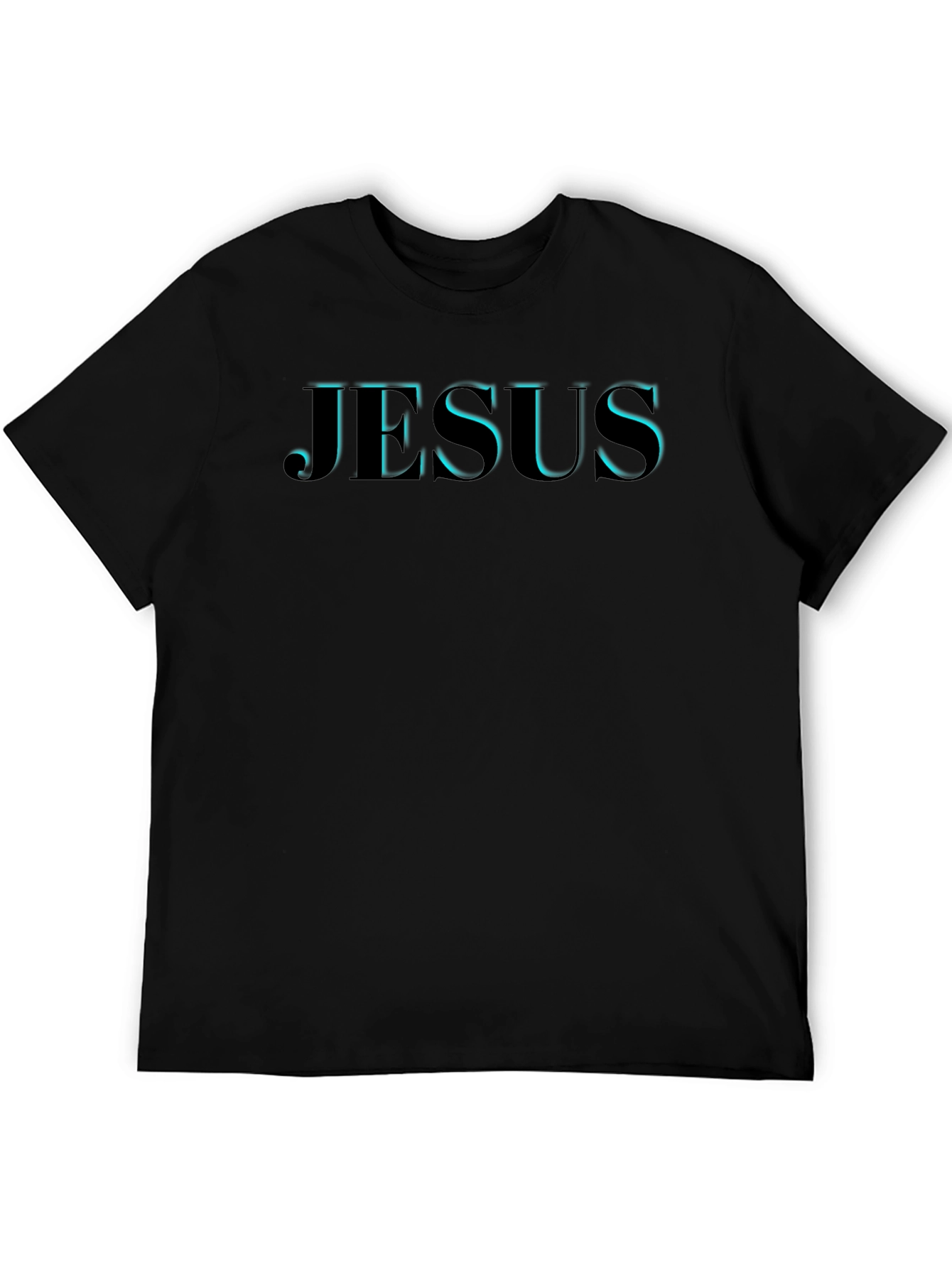Jesus Graphic T-Shirt - Black