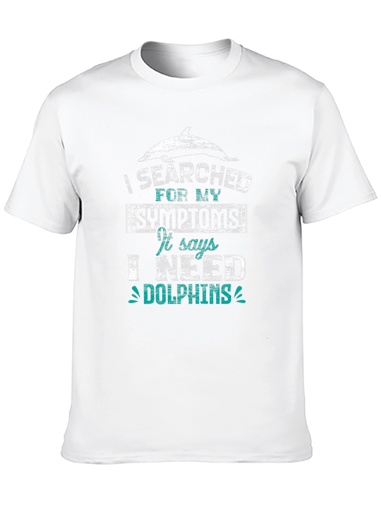 I Need Dolphins Graphic Tee - Unisex Cotton T-Shirt
