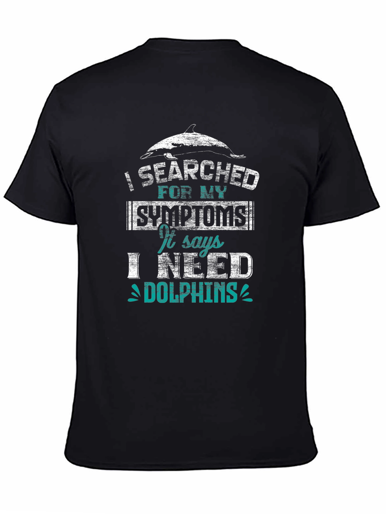 I Need Dolphins Graphic Tee - Unisex Cotton T-Shirt
