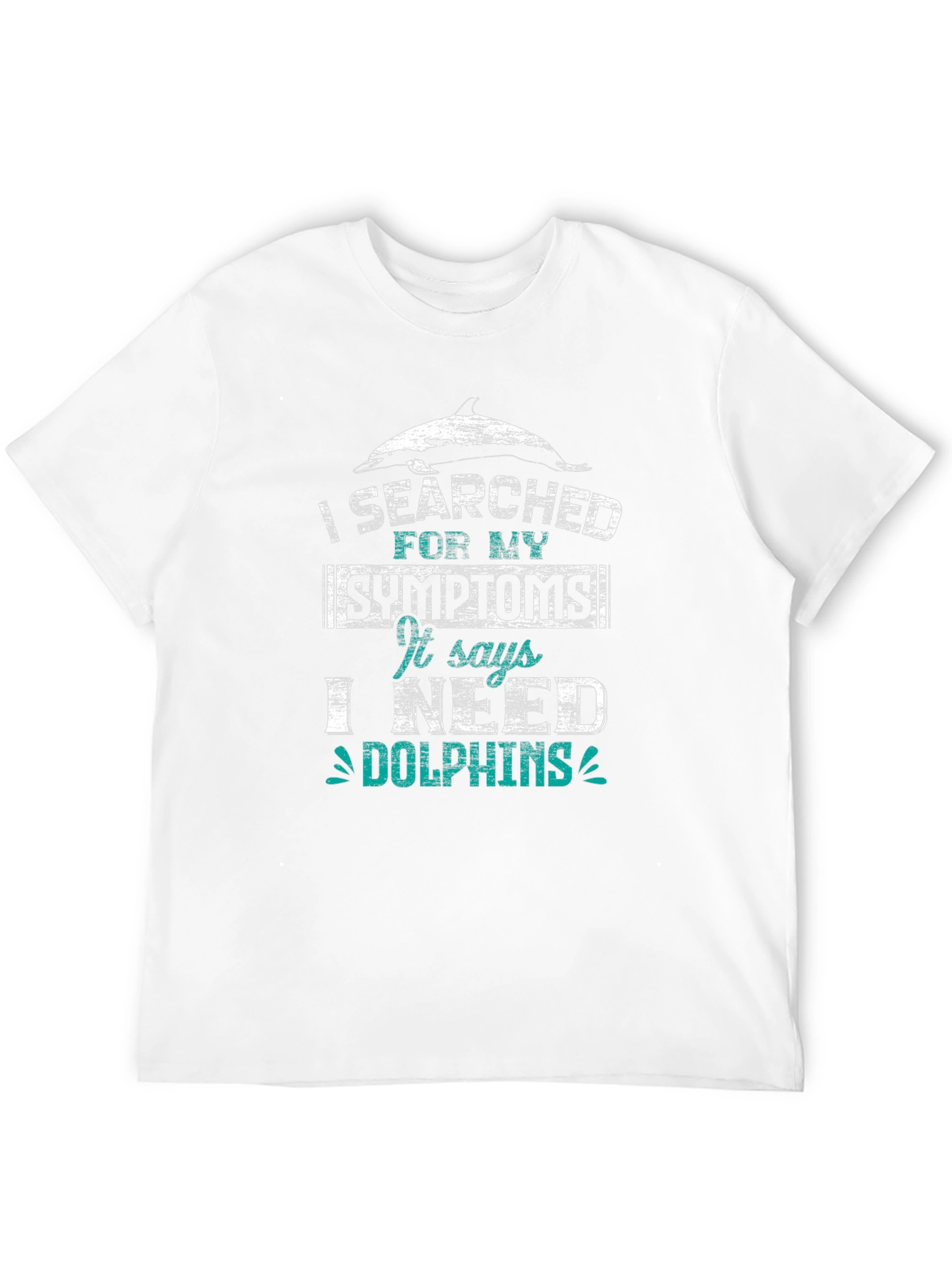 I Need Dolphins Graphic Tee - Unisex Cotton T-Shirt