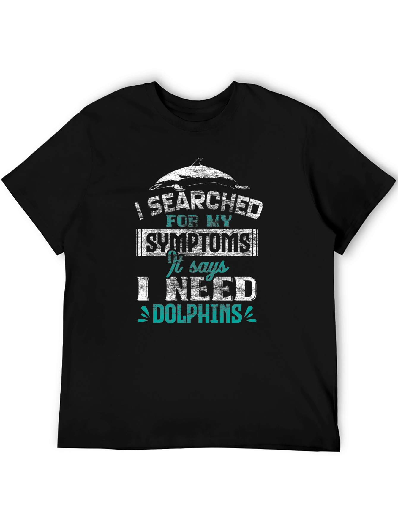 I Need Dolphins Graphic Tee - Unisex Cotton T-Shirt
