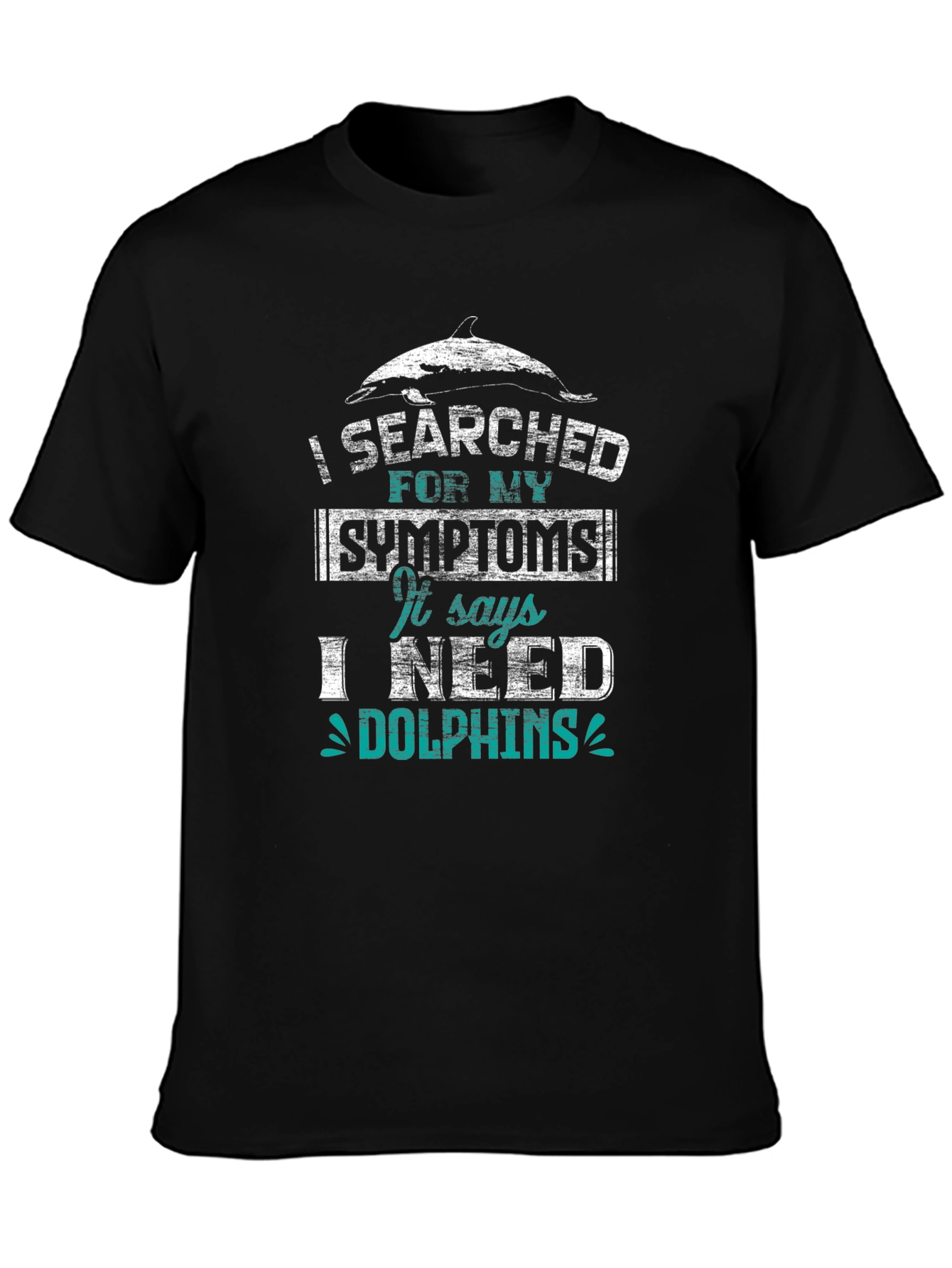 I Need Dolphins Graphic Tee - Unisex Cotton T-Shirt