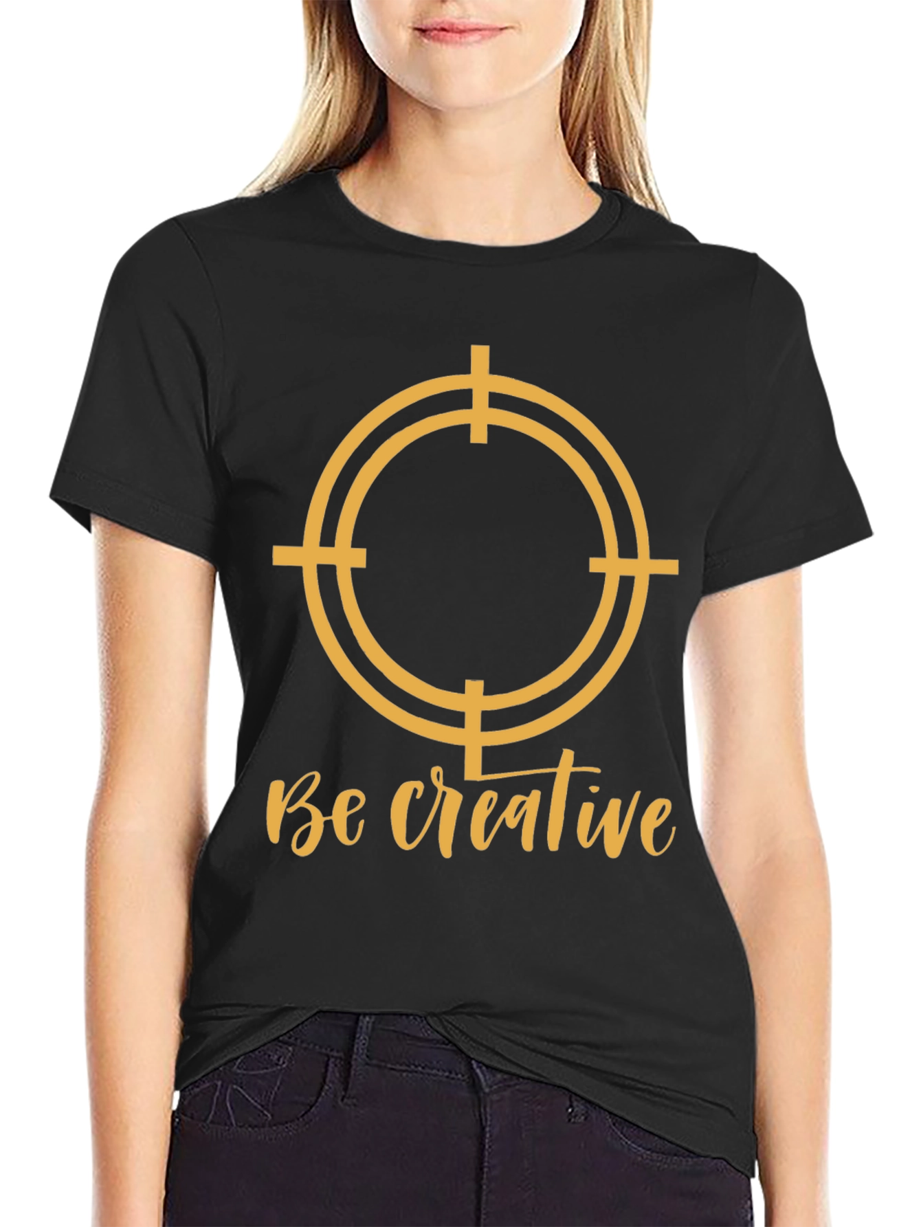 Be Creative Target T-Shirt - Mens Graphic Tee