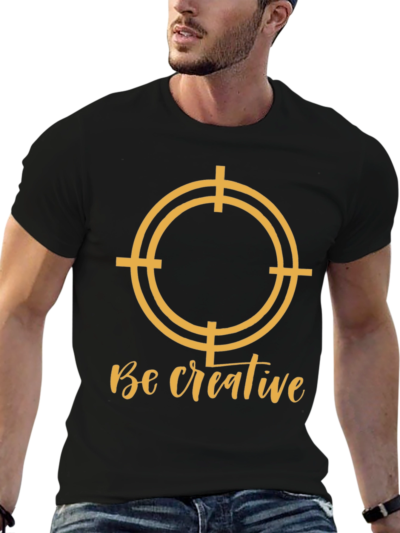 Be Creative Target T-Shirt - Mens Graphic Tee