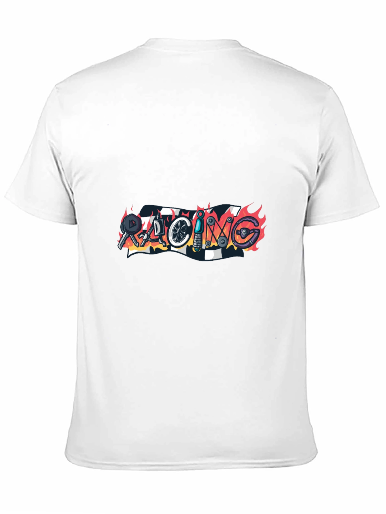 Racing Graphic Black T-Shirt