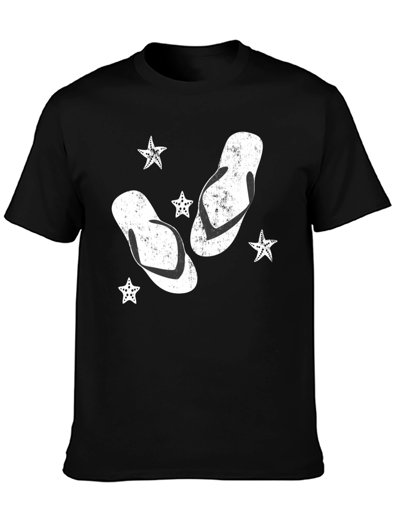 Summer Fun Black Graphic Tee