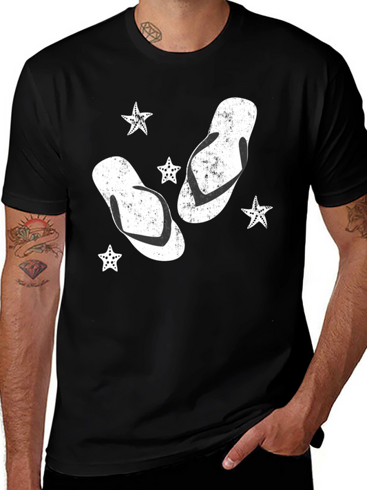 Summer Fun Black Graphic Tee