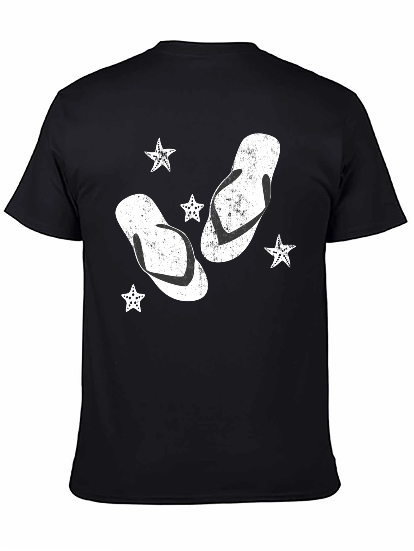 Summer Fun Black Graphic Tee