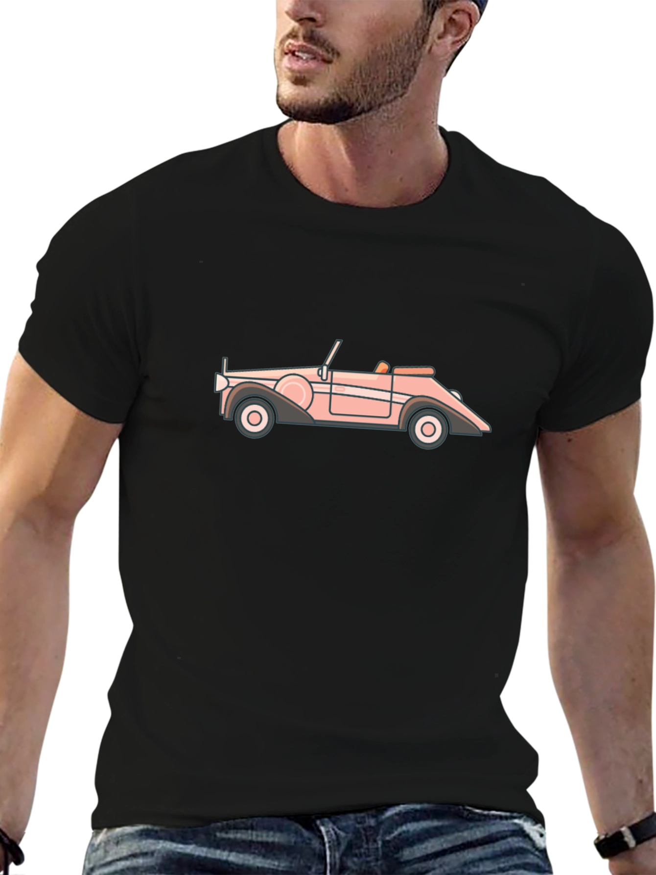 Retro Car Graphic T-Shirt - Classic Ride