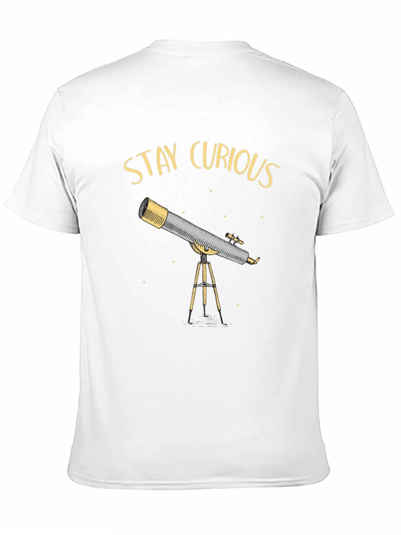 Stay Curious Telescope Graphic Tee