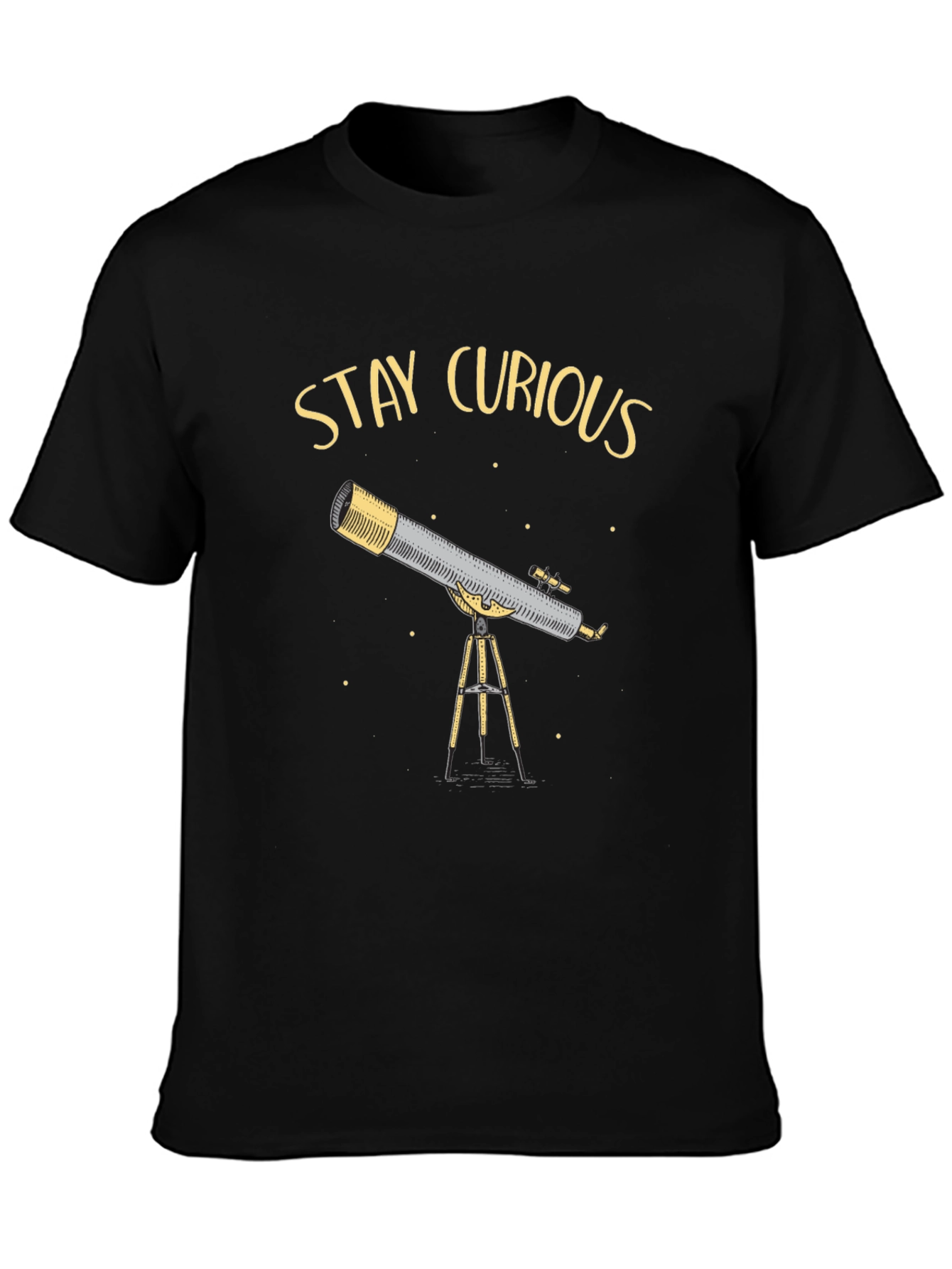 Stay Curious Telescope Graphic Tee