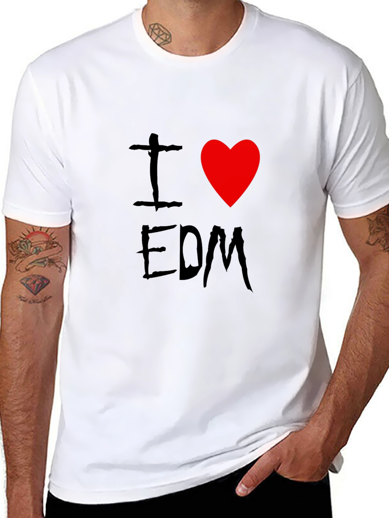 I Heart EDM Black T-Shirt