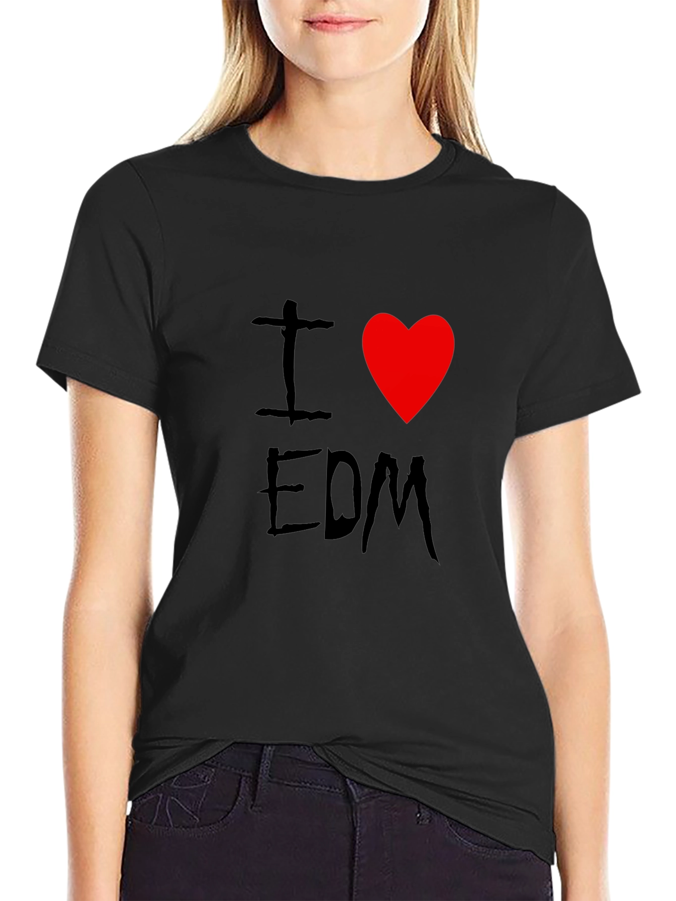 I Heart EDM Black T-Shirt