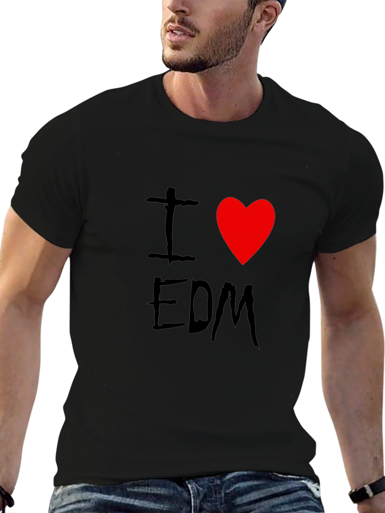I Heart EDM Black T-Shirt