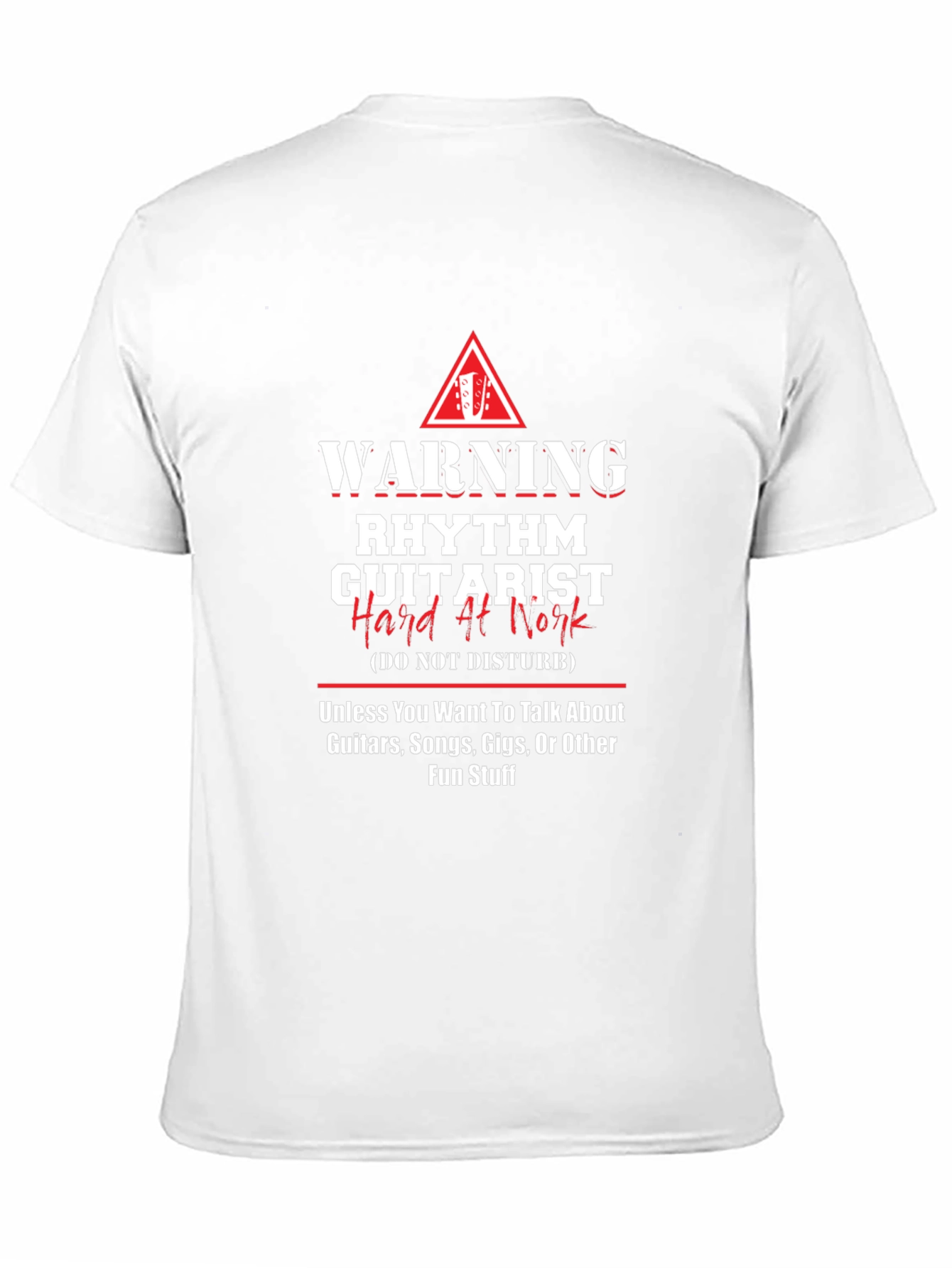 Warning Rhythm Guitarist T-Shirt - Music Lover Tee