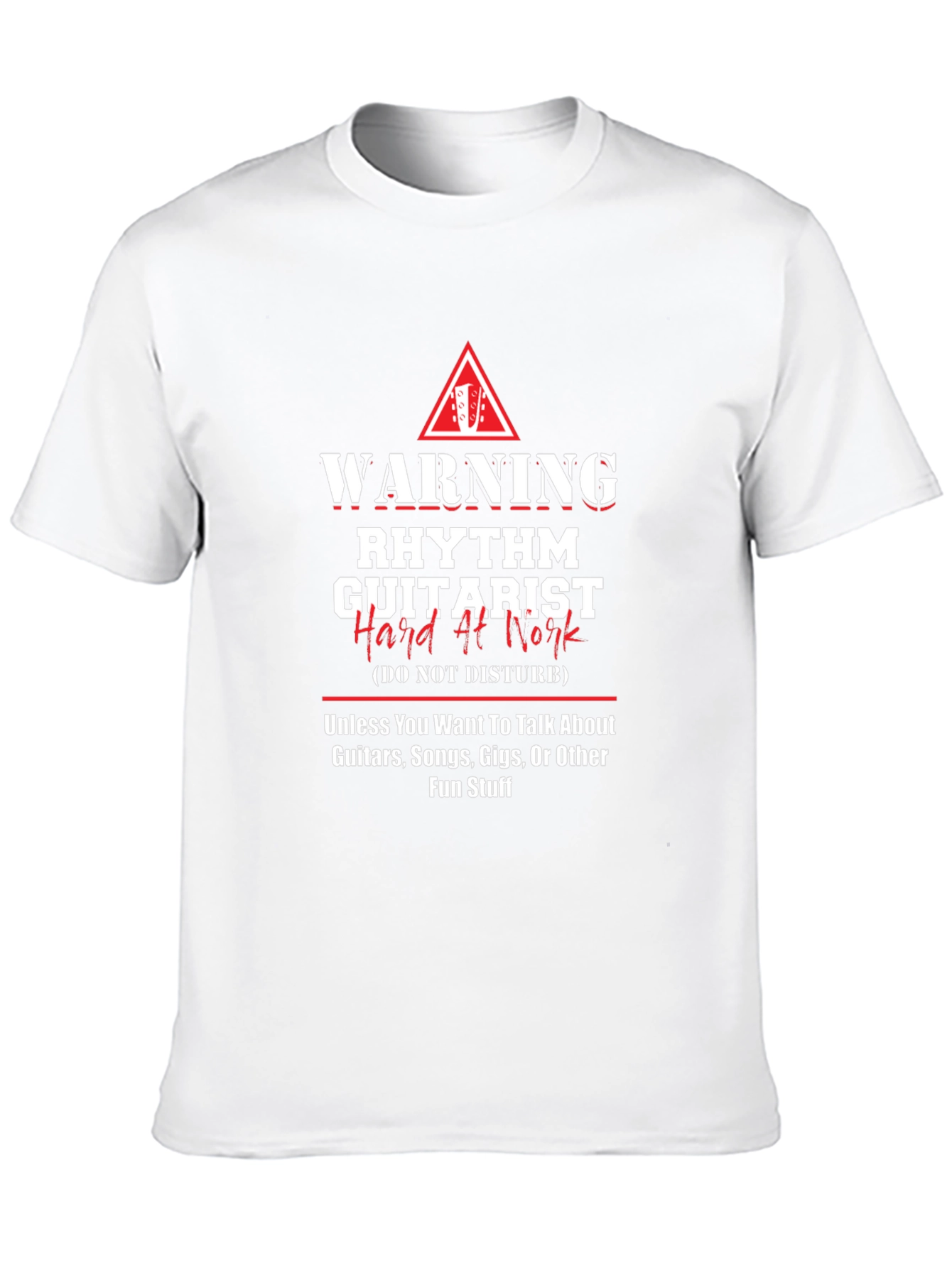 Warning Rhythm Guitarist T-Shirt - Music Lover Tee