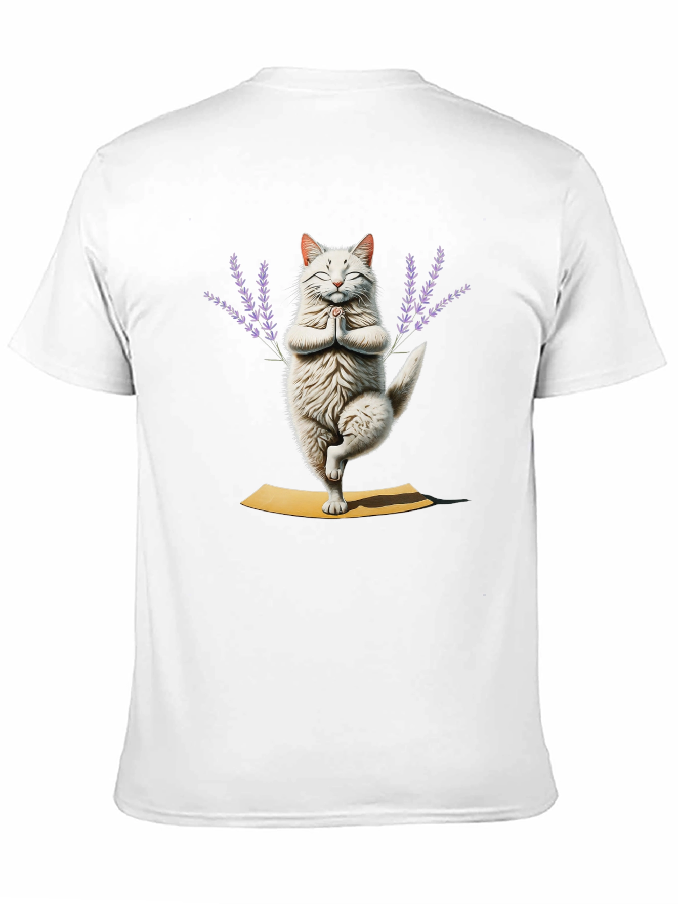 Yoga Cat T-Shirt - Meditating Feline Tee