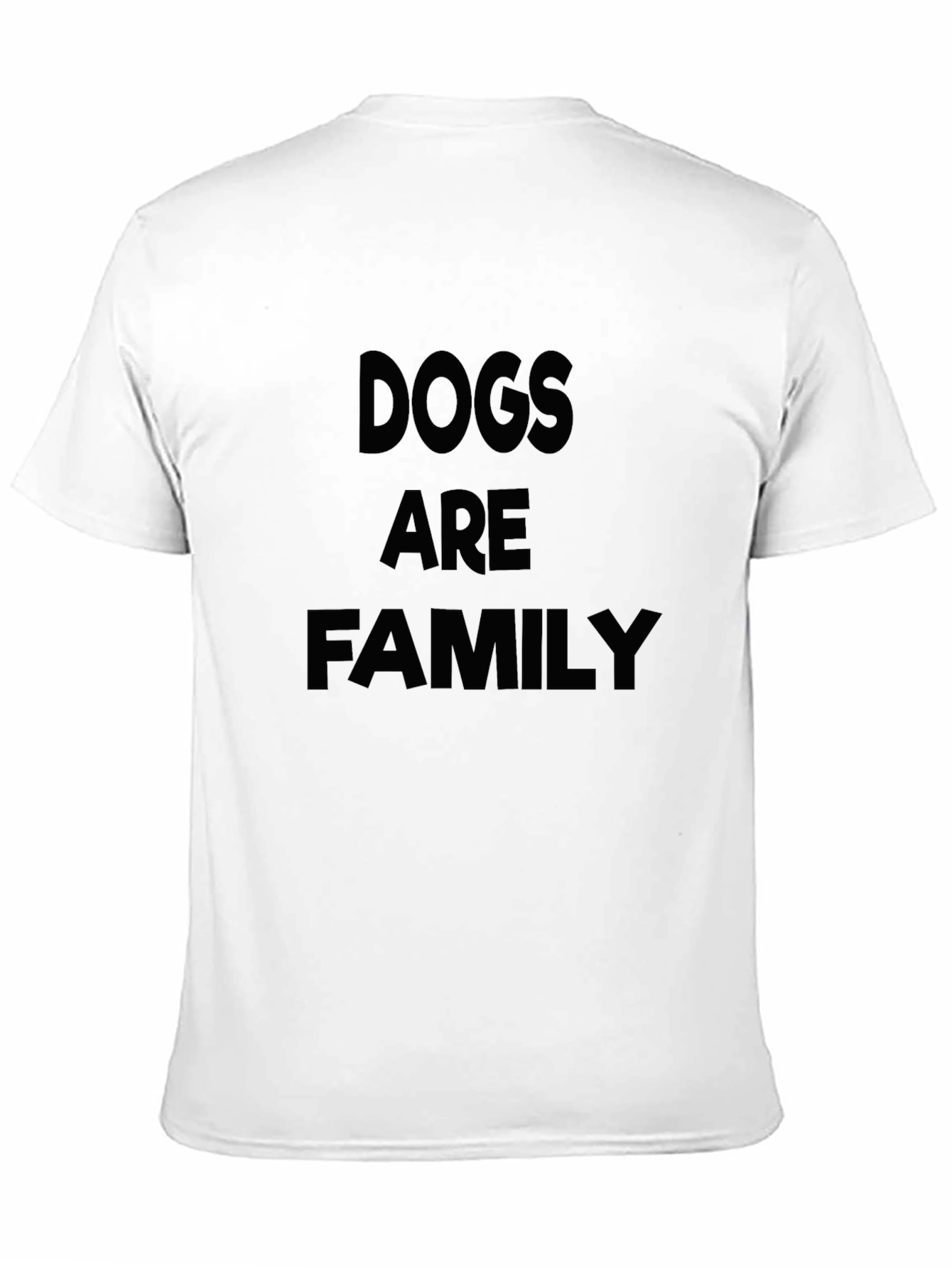 Dogs Are Family Black T-Shirt