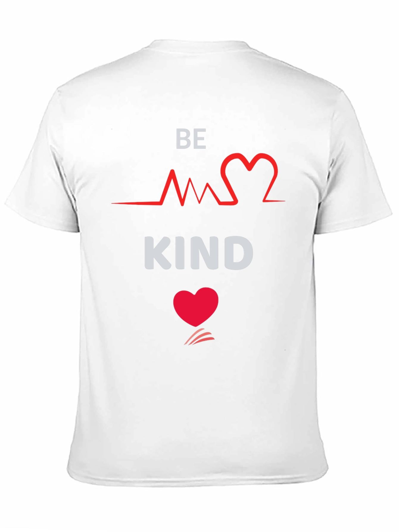 Be Kind Heartbeat Graphic Black T-Shirt