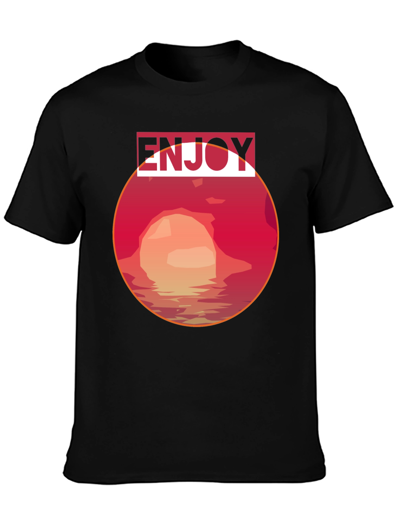 Enjoy Sunset Graphic Tee - Stylish Comfort