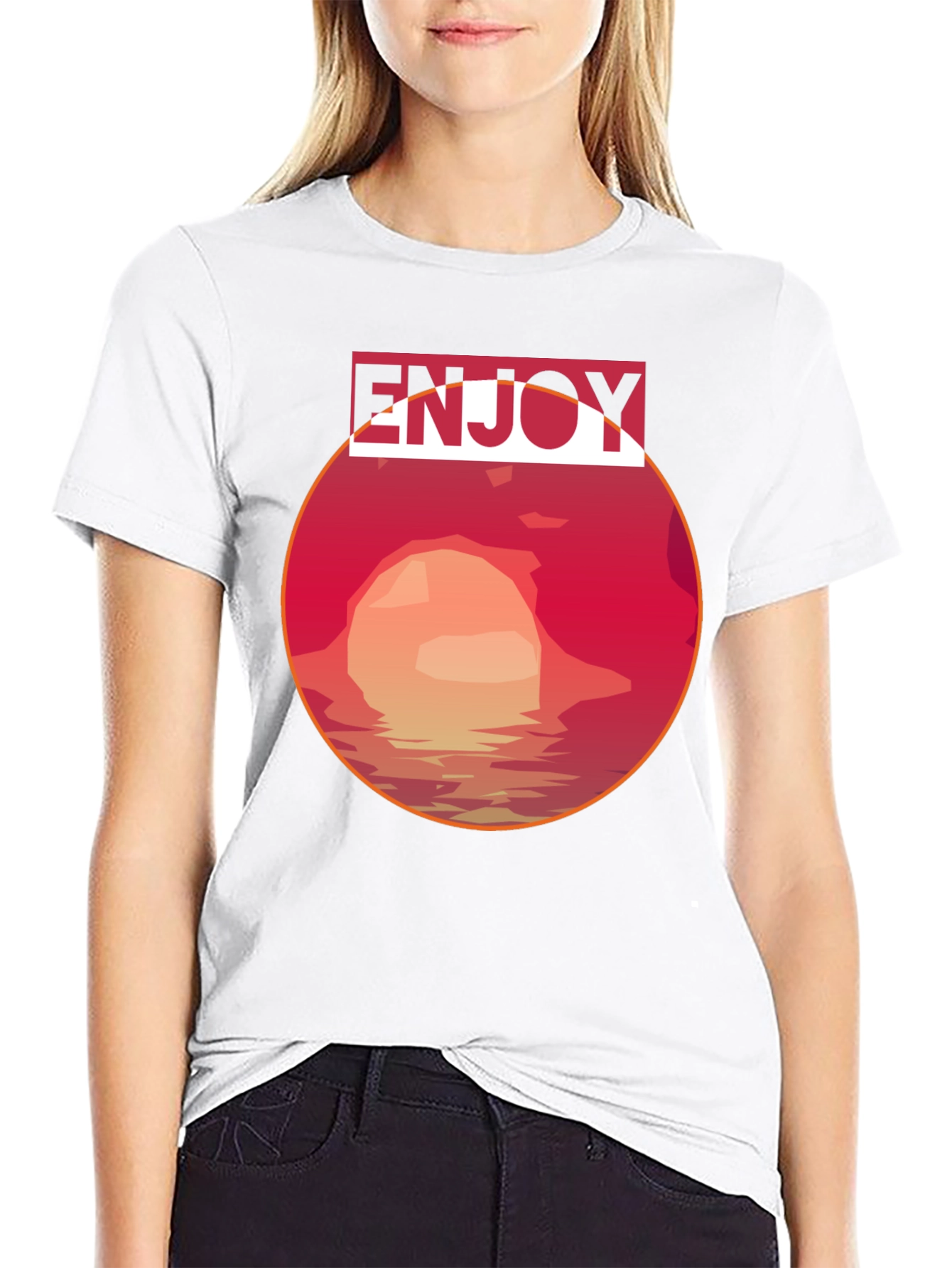 Enjoy Sunset Graphic Tee - Stylish Comfort