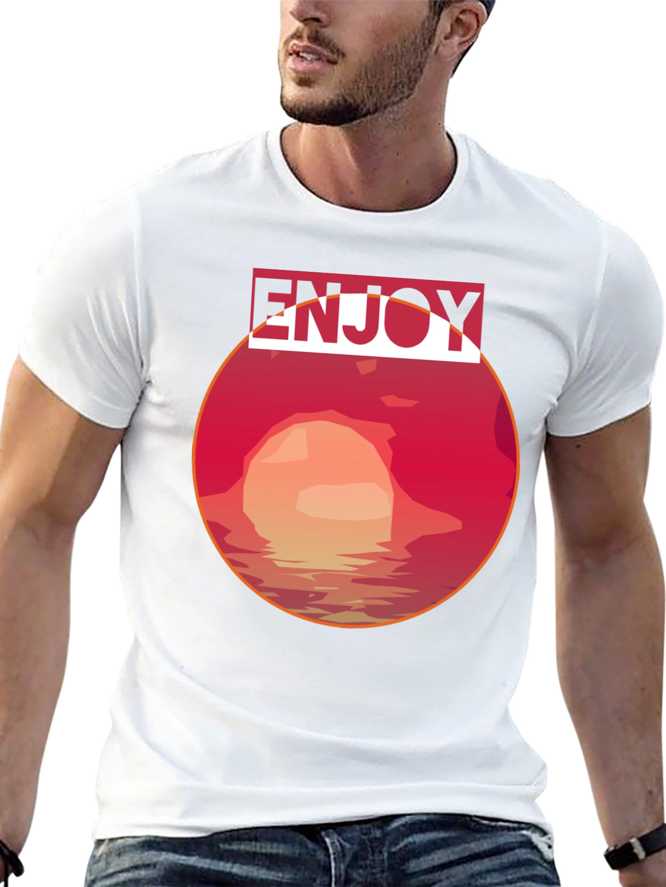 Enjoy Sunset Graphic Tee - Stylish Comfort