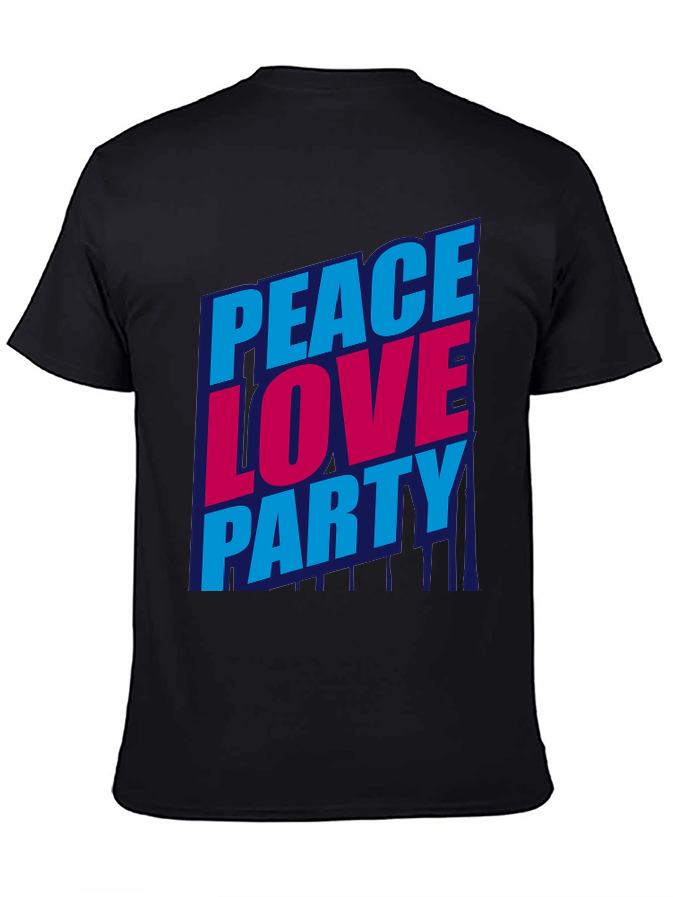 Peace Love Party Graphic T-Shirt