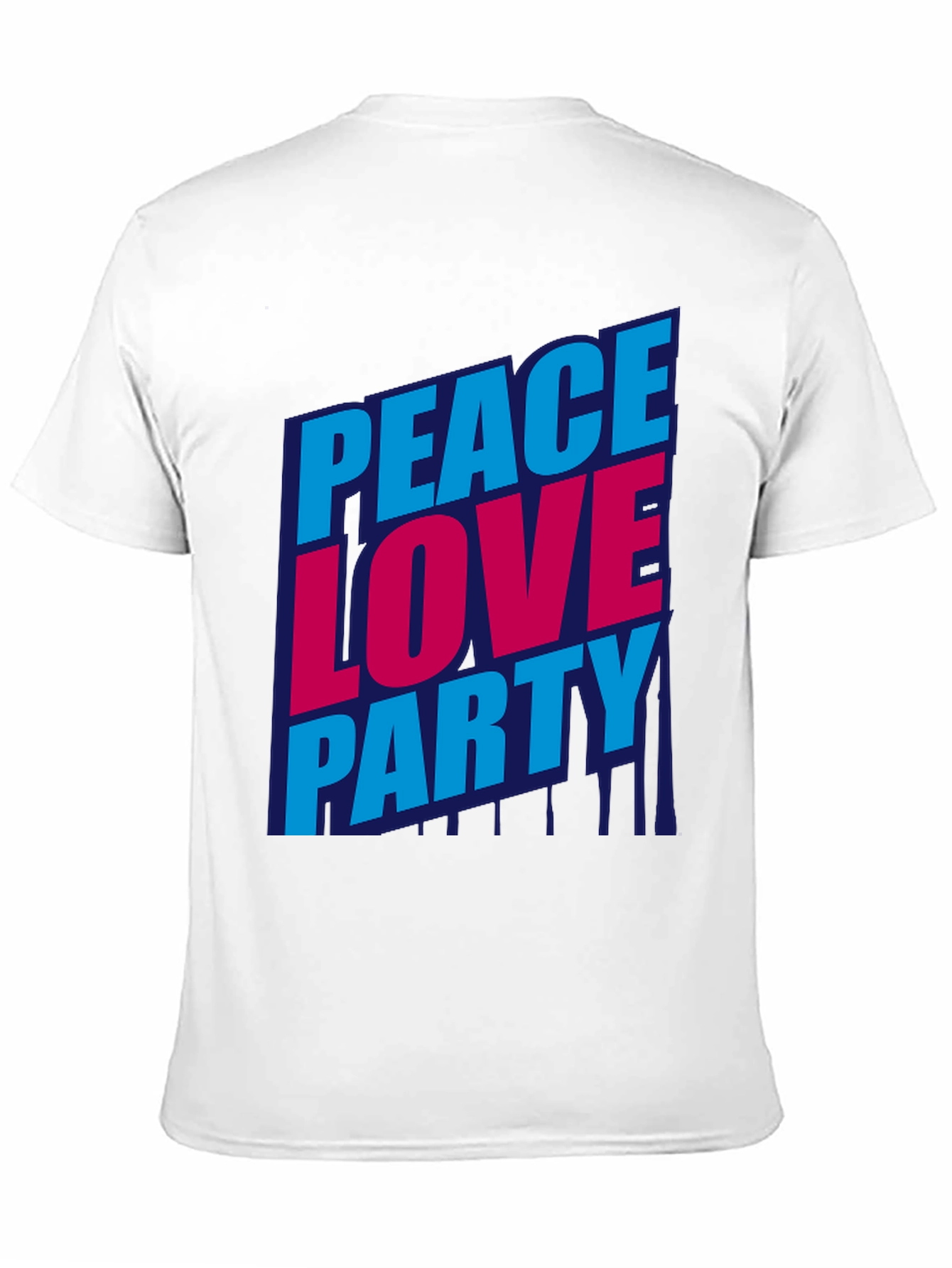 Peace Love Party Graphic T-Shirt