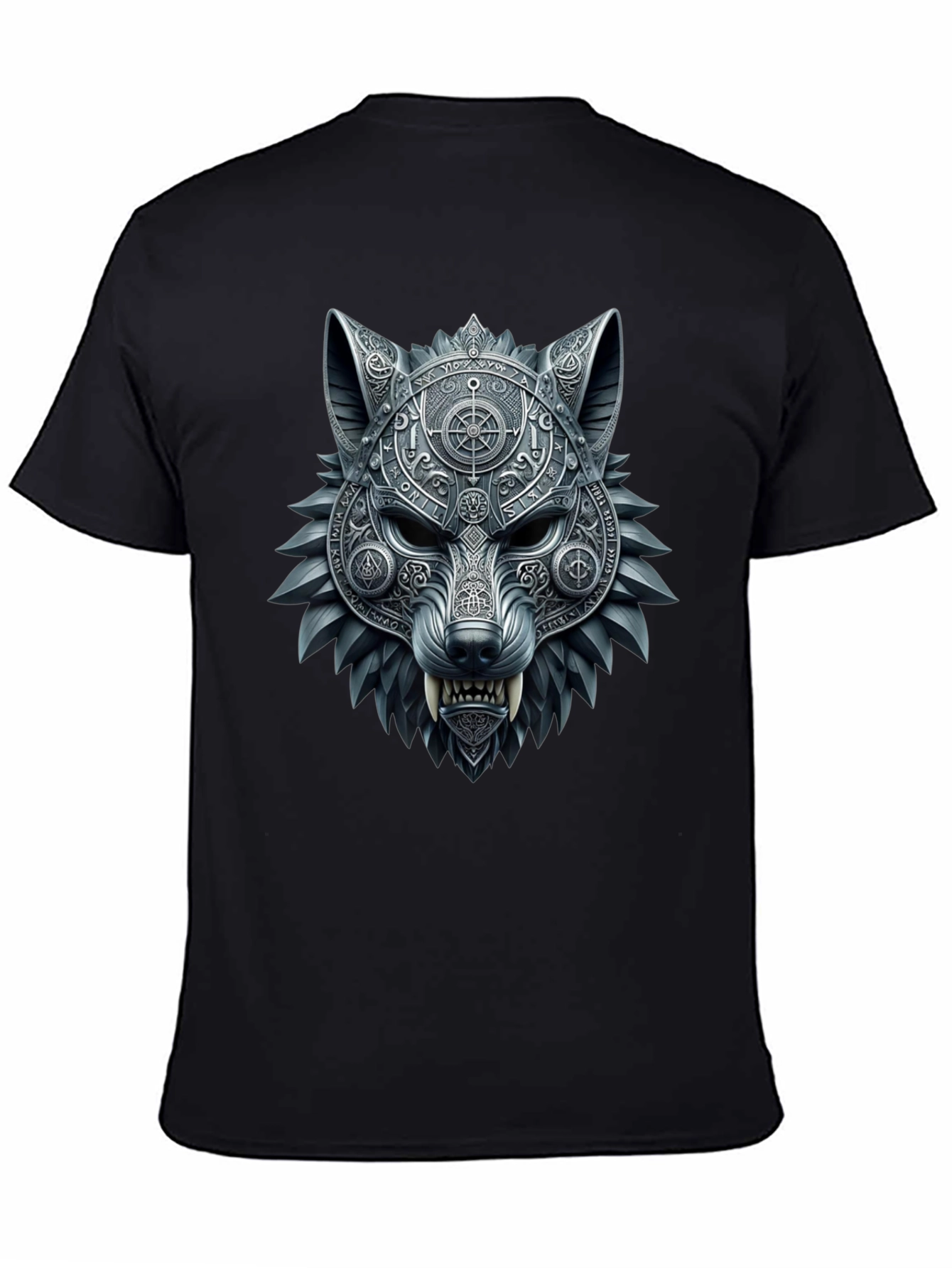 Viking Wolf Head Graphic Tee