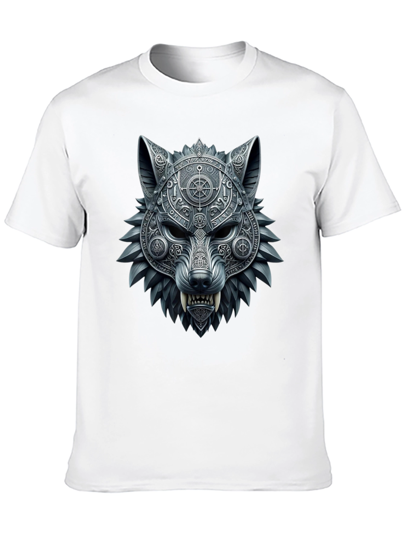 Viking Wolf Head Graphic Tee